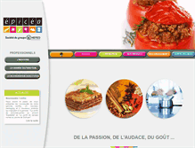 Tablet Screenshot of epicea-france.com